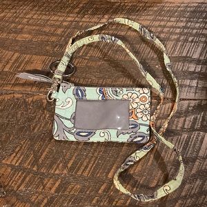 Vera Bradley coin purse and lanyard
